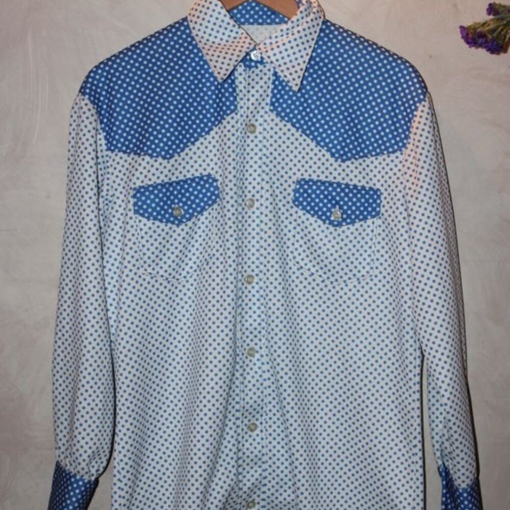 Large Polka Dot Button Down